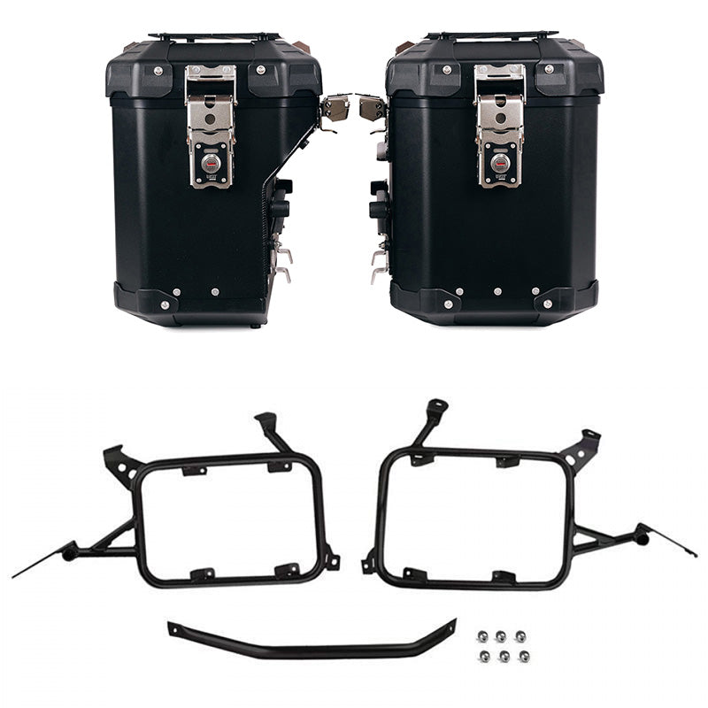 BMW R 1200 GS LC [2013-2018] - Atlas Alu-Seitenkoffer-Set 48L + 41L + Taschenrahmen Alu R1200GS LC - R1250GS & ADV