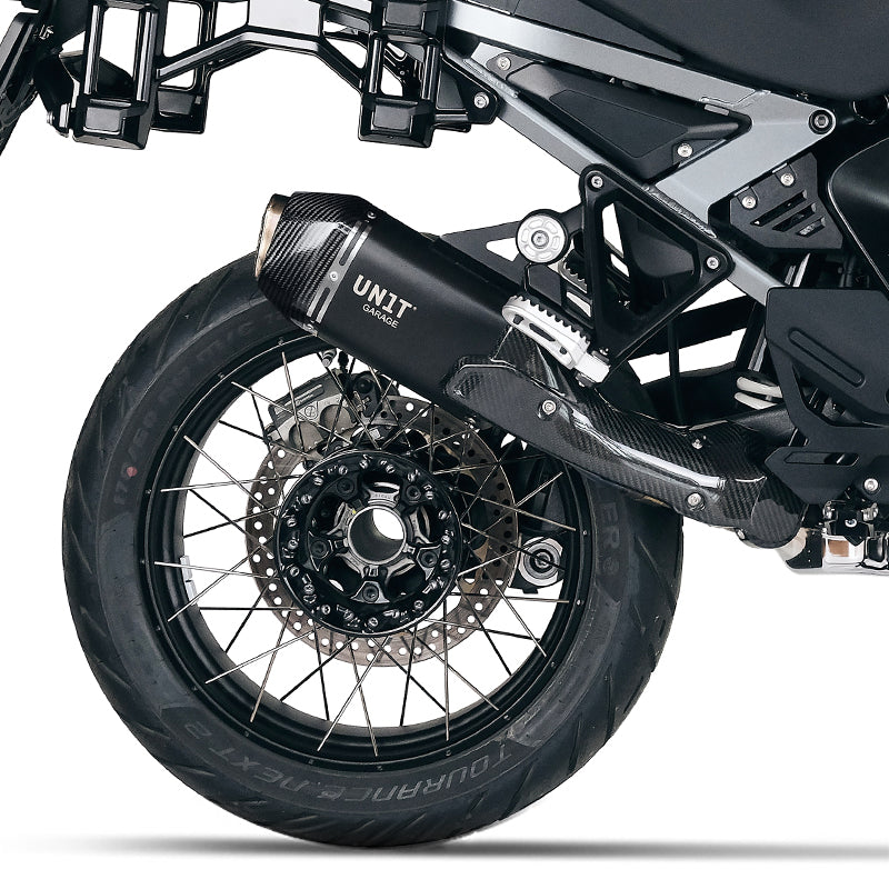 BMW R 1300 GS Adventure [2024–2026] - Carbon-Hitzeschildabdeckung für RAD-Schalldämpfer (Code 4009)