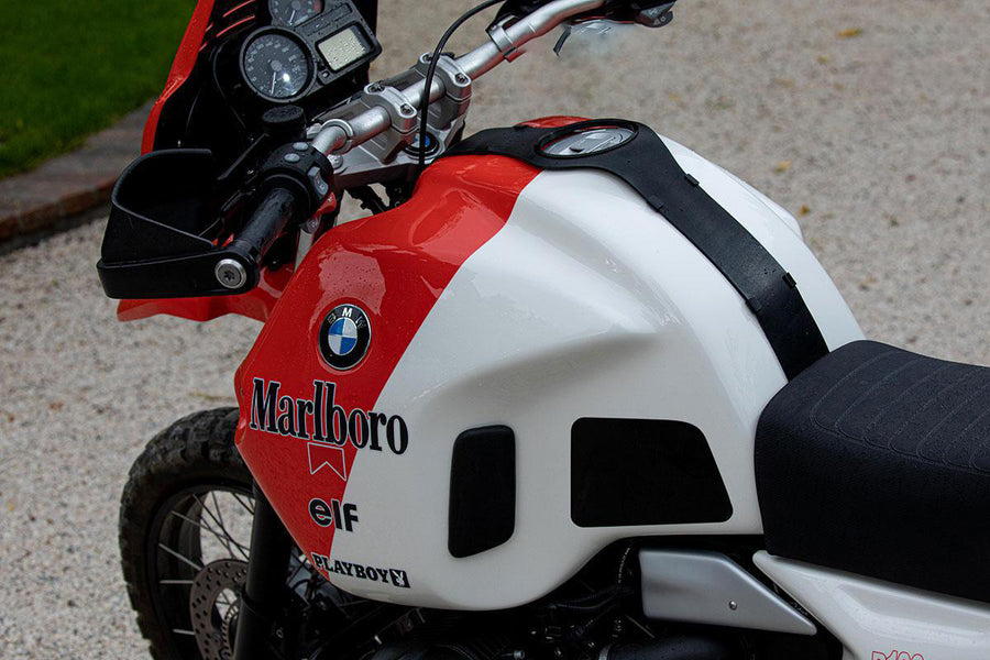 BMW R 120 G/S ADV [2004-2012] - Tankabdeckungen Alpinweiß/Rot