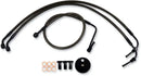 Harley Davidson Flhri [LA CHOPPERS] – Kit de linha de freio trançado meia-noite