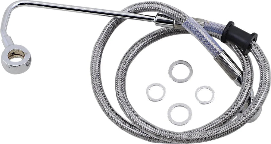 harley davidson fxsb [DRAG SPECIALTIES] - Kit de linha de freio em aço inoxidável