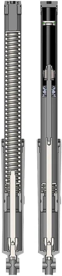 Harley Davidson Flhtk [SUSPENSÃO PROGRESSIVA] – Kit de garfo de cartucho monotubo