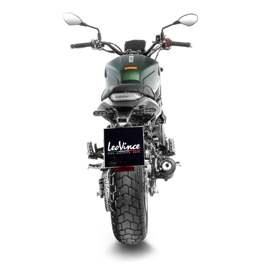 benelli leoncino 800 trail [LEOVINCE] – silenciador traseiro preto LV-10