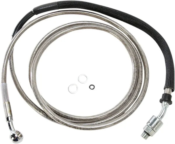 Harley Davidson Fxsbse [DRAG SPECIALTIES] - Linha de embreagem hidráulica em aço inoxidável