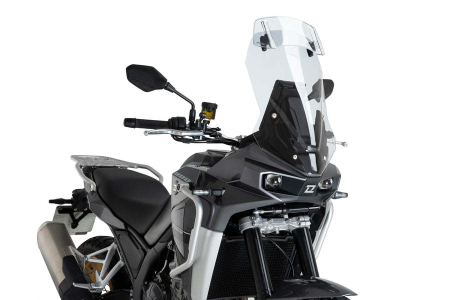 KOVE 800X PRO [2024] – tela touring com tela spoiler – transparente