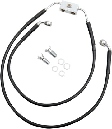Harley Davidson Fxdwg [DRAG SPECIALTIES] - Kit de linha de freio estendida de vinil preto