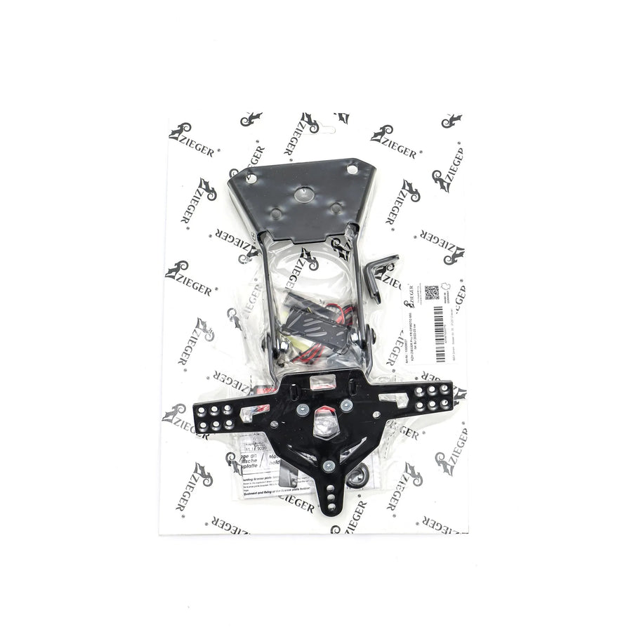 cf moto 650 [ZIEGER] – porta-matrícula PRO tipo D