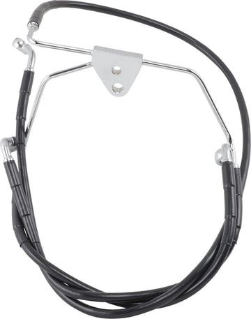 Harley Davidson FLHTC [DRAG SPECIALTIES] - Kit de linha de freio de vinil preto estendido