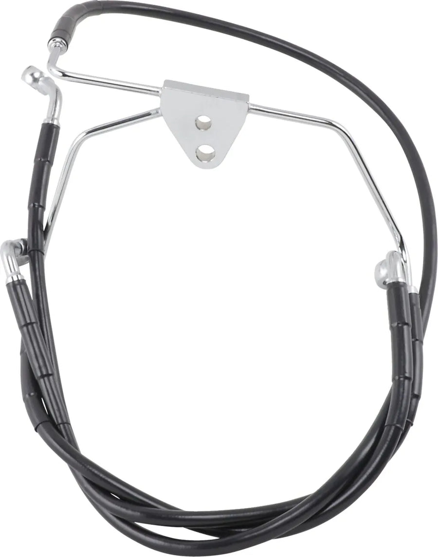 Harley Davidson Flhtcui [DRAG SPECIALTIES] - Kit de linha de freio de vinil preto estendido