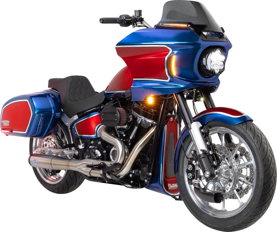 Harley Davidson FXLRS [CUSTOM CYCLE ENGINEERING] - Tubos de garfo invertidos de 43 mm