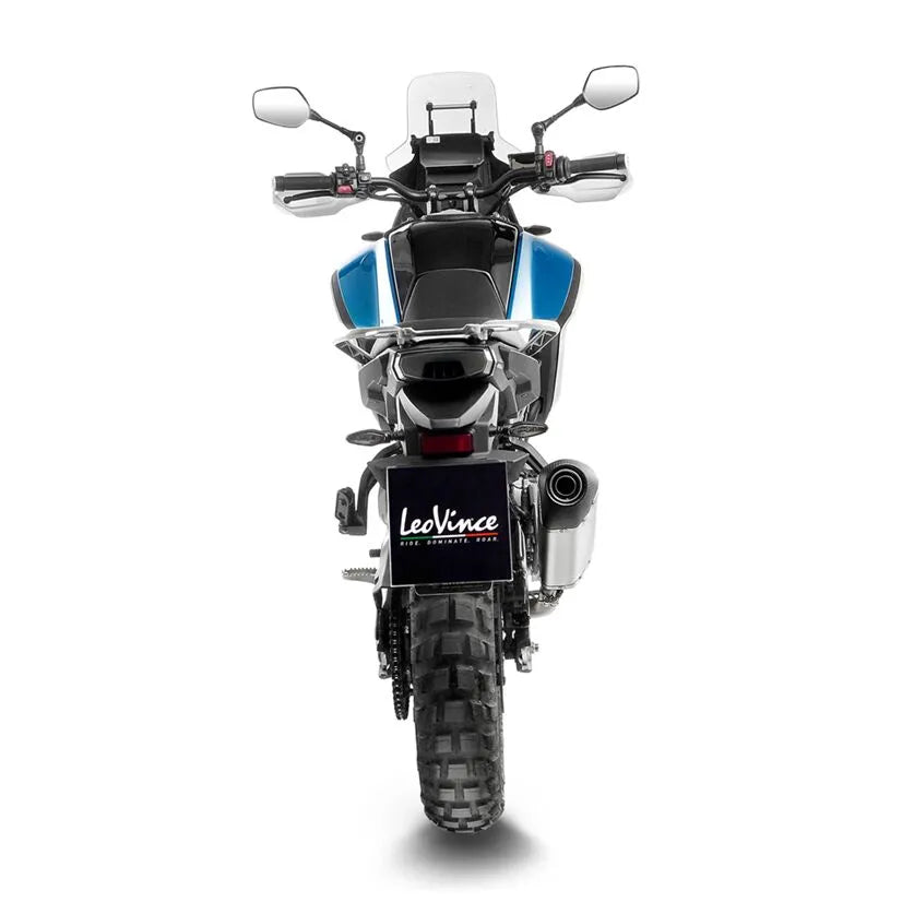 cf moto 450 [LEOVINCE] – Silenciador traseiro em aço inoxidável LV-14