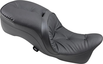 Harley Davidson Touring [DRAG SPECIALTIES] – Assento de couro 2-Up, compatível com encosto, Touring - 0