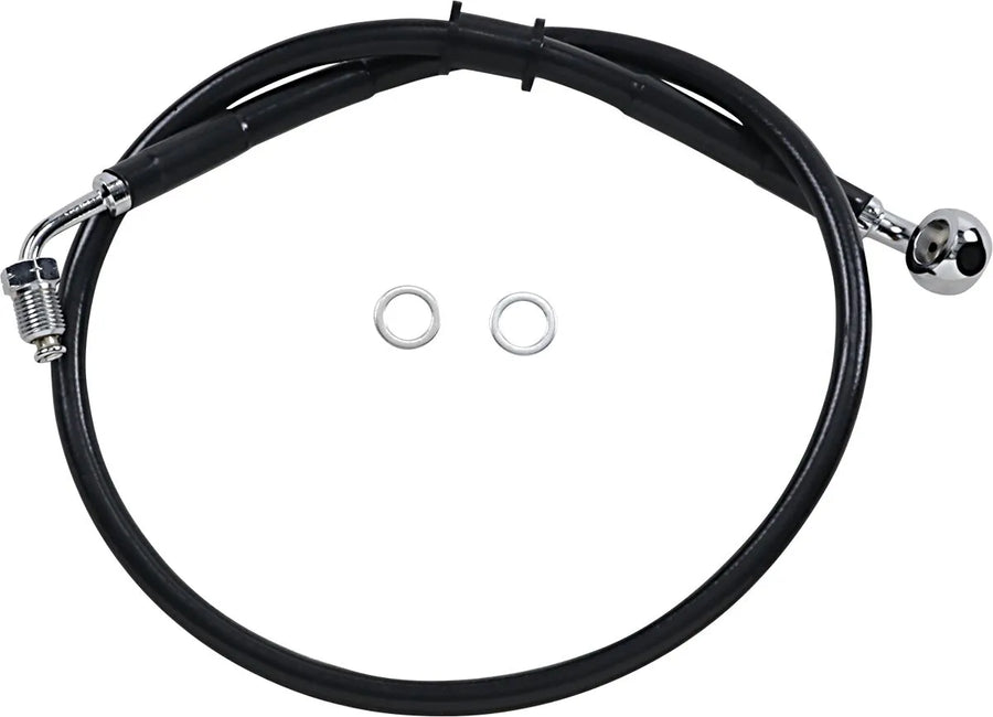 Harley Davidson FLFB [DRAG SPECIALTIES] – Linha de freio estendida em aço inoxidável