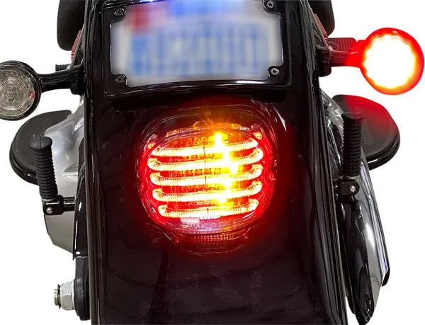 Harley Davidson Fxdwg [CUSTOM DYNAMICS] – Luzes traseiras planas LED integradas ProBEAM® com indicadores adicionais