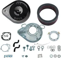 Harley-Davidson FXDBB 1690 Dyna Street Bob Special [2014-2015, 2015] - Mini Teardrop Stealth Luftfiltersatz – Oberfläche: Schwarz – Bild 8