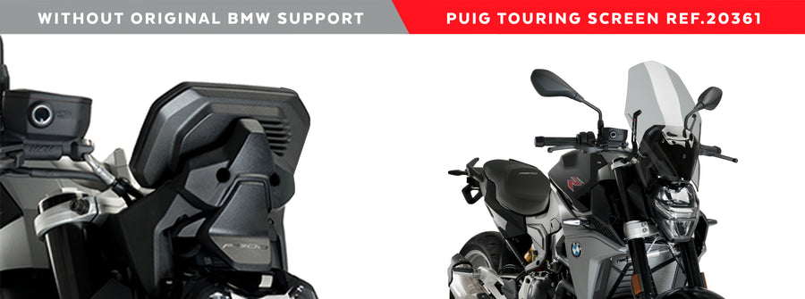 BMW F 900 R [2024] – Janela de carenagem Touring de Nova Geração – escurecida