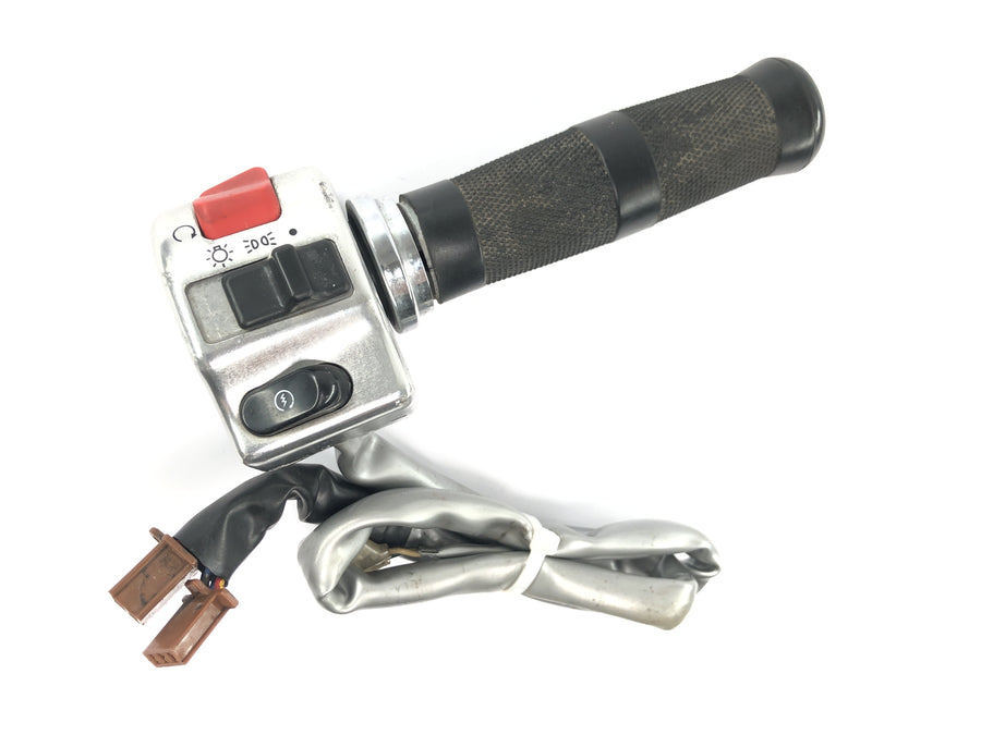 Yamaha XV 1600 Wild Star VP08 [2002] - interruptor do guidão encaixe direito do guidão punho do acelerador 1 polegada