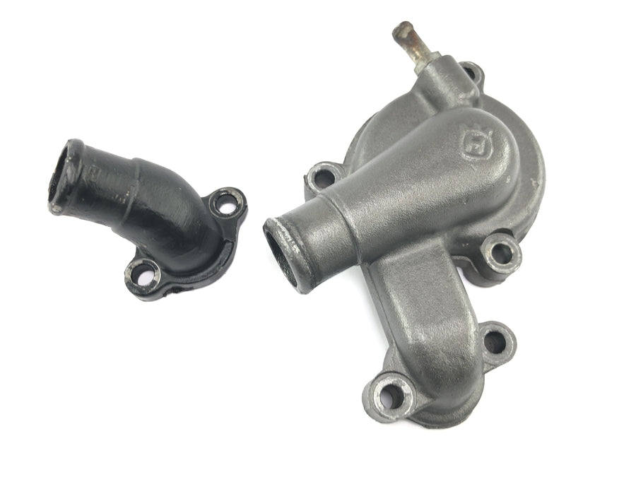 Husqvarna TE 610 H6 8AE [TE 570 H7] - Tampa da bomba de água, carcaça da bomba de refrigerante com flange de refrigerante