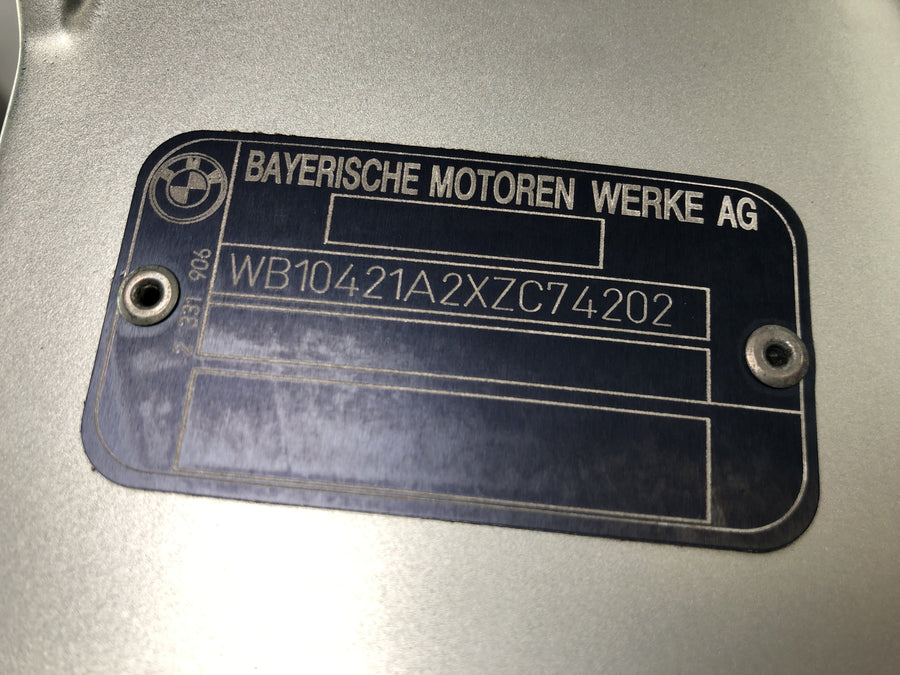 BMW R 850 C 259C [1999] - cabeçote com documentos do veículo