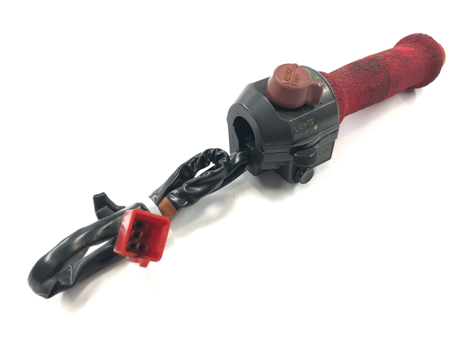 Honda FT 500 PC07 [1983] - Encaixe do guidão interruptor direito do guidão acelerador de partida