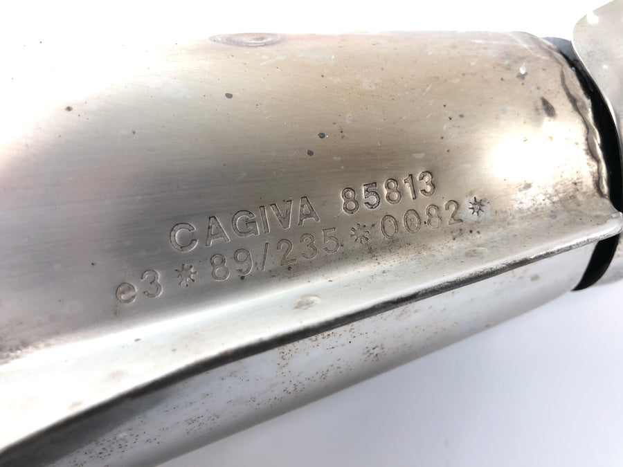 Cagiva Planet 125 [1998] - silenciador traseiro do sistema de escapamento completo