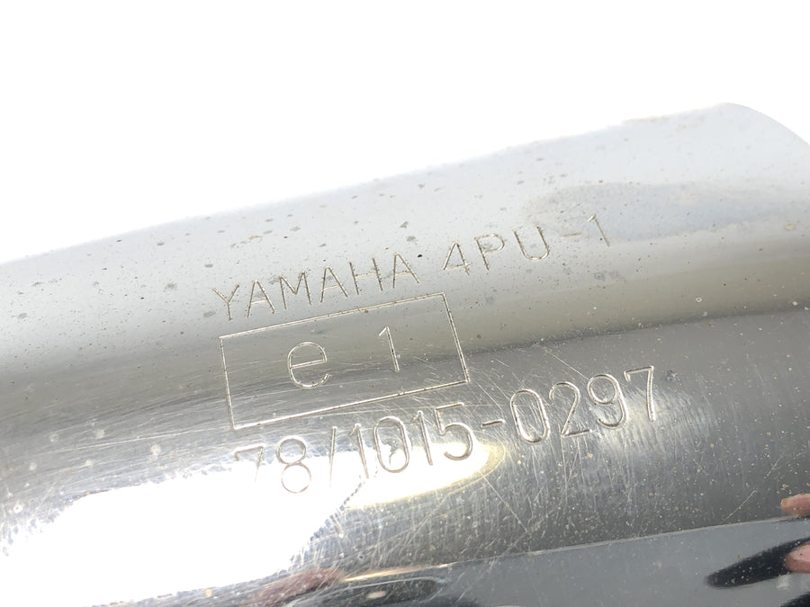 Yamaha XJR 1200 4PU [1996] - Silenciador de escape cromado esquerdo