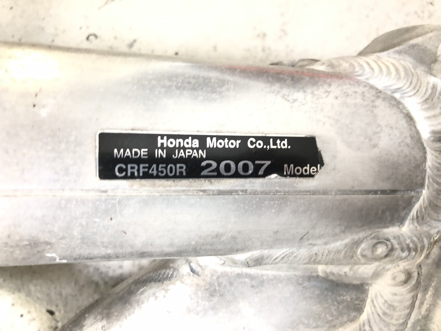 Honda CRF 450 R [2007] - Quadro principal alumínio sem papéis