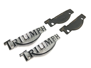 Triumph Speedmaster 900 [2003] - Logotipo do emblema do tanque, letras do logotipo da marca, logotipo decorativo