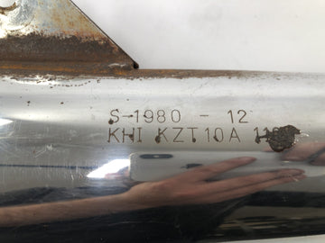 Kawasaki Z 1100 KZT10A [1984] - Silenciador de escape Rash Rash Chrome à direita - 0