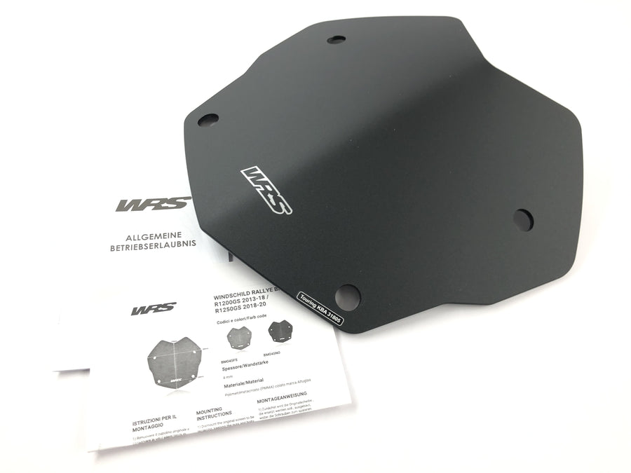 BMW R 1200/1250 GS [vários anos] - Pára-brisas WRS preto mate como novo