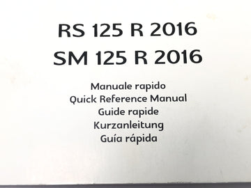 SWM RS 125 R B2 [2020] - Manual de instruções de operação - 0