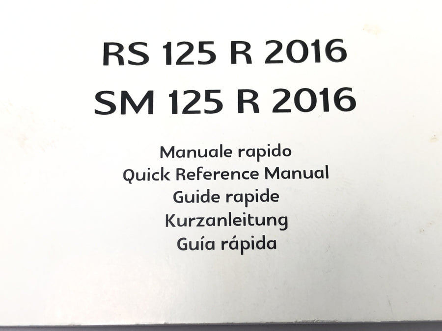 SWM RS 125 R B2 [2020] - Manual de instruções de operação