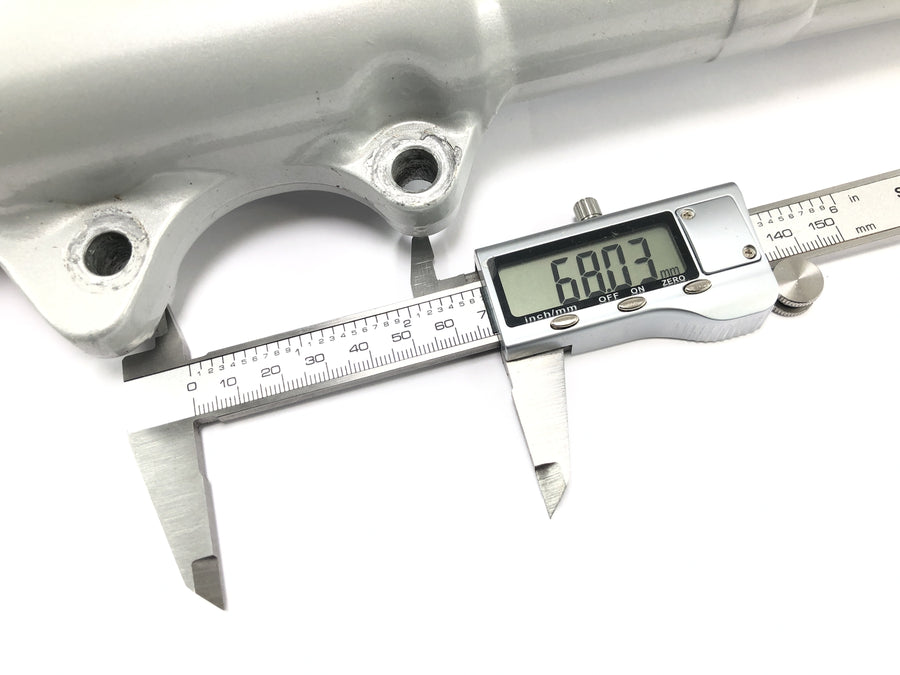 Yamaha DT 125 R DE03 [2000] - Garfo dianteiro telescópico com eixo