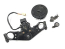 Kawasaki ZX -10 ZXT00B [1990] - Locksmith com o Fork Bridge na trava do capacete de trava de trava do tanque superior-1