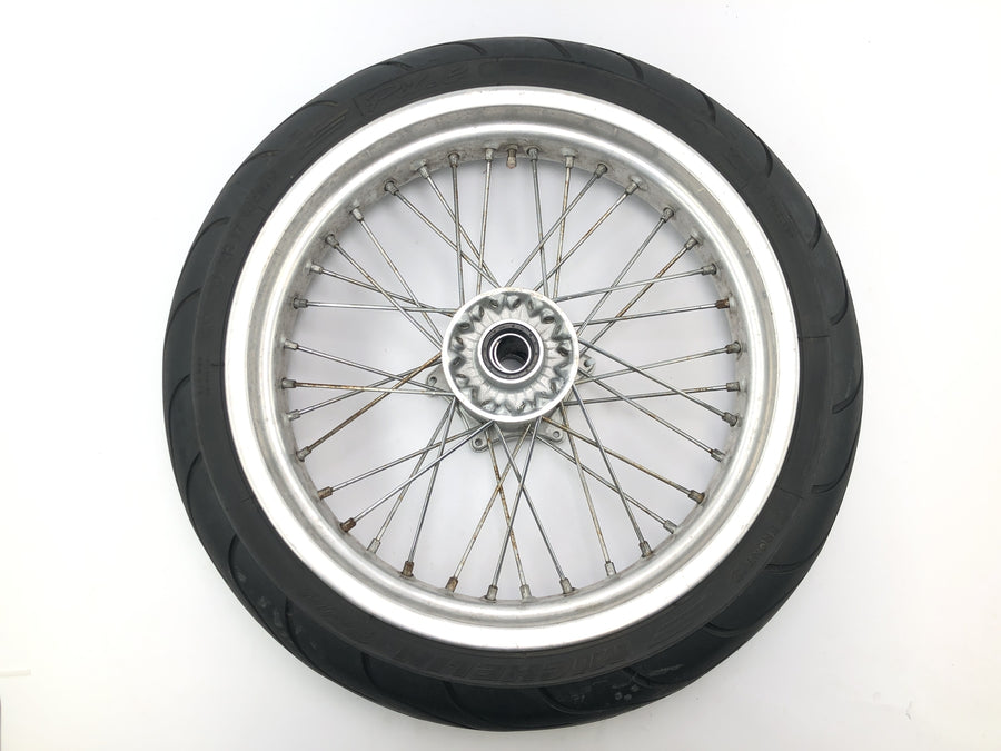 KTM 640 LC4 Prestige [2005] - roda dianteira com raios da roda 3,50 x 17"