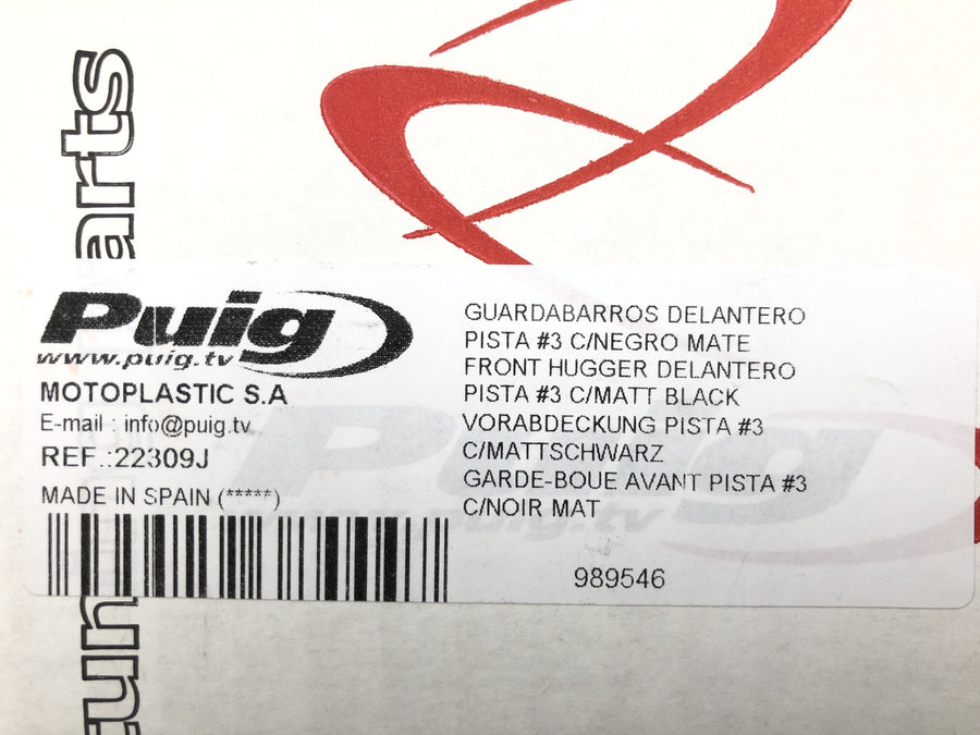 BMW R 1300 GS [2025] - tampa do pára-lama dianteiro Pista 3 preto fosco como novo