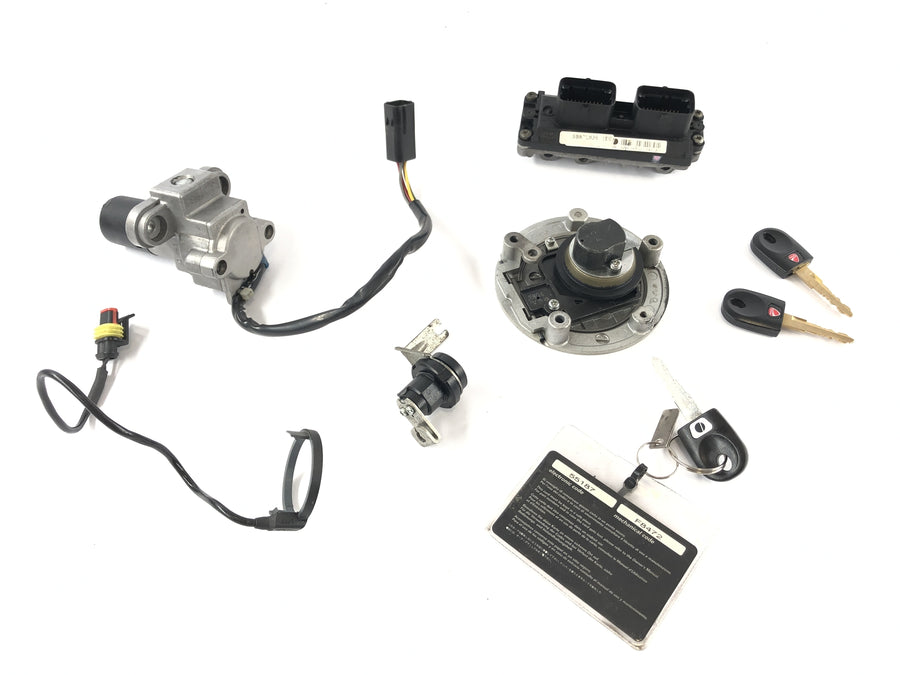 Ducati 1098 S H7 [2009] - Conjunto de fechadura ignição fechadura tanque CDI