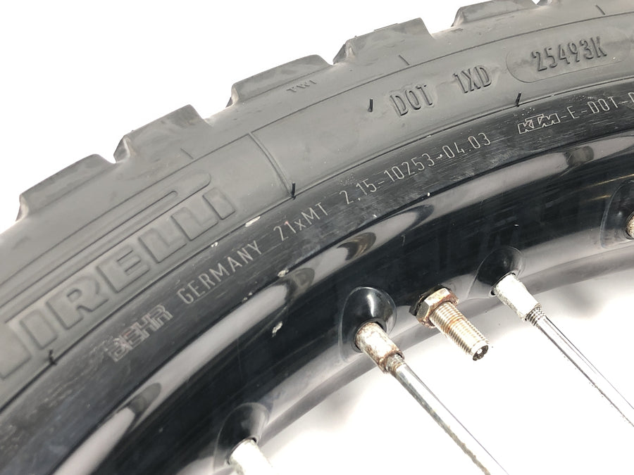 KTM 950 Adventure LC8 [2004] - roda dianteira com raios 2,15 x 21"