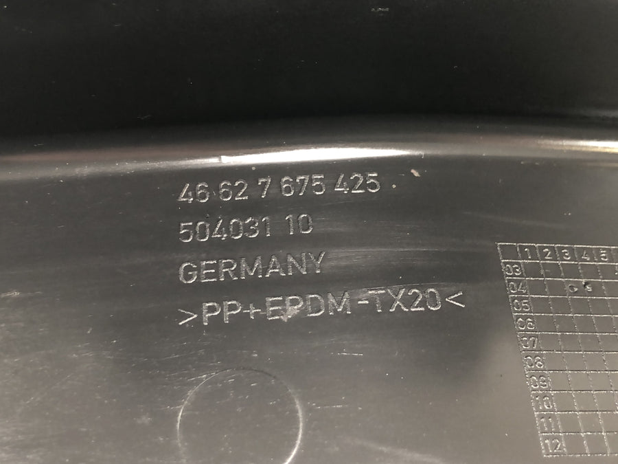 BMW K 1200 S K12S [2005] - Painel interno da subestrutura traseira