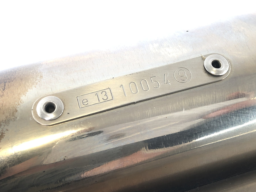 Yamaha YZF R1 RN01 [1998] - Espago Silenciador final Silenciador Sistema de exaustão do absorvedor Cobra com número E