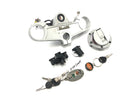 Moto Guzzi V11 Sport [1999] - Conjunto de fechadura da ponte do garfo da fechadura de ignição na tampa superior do tanque-1