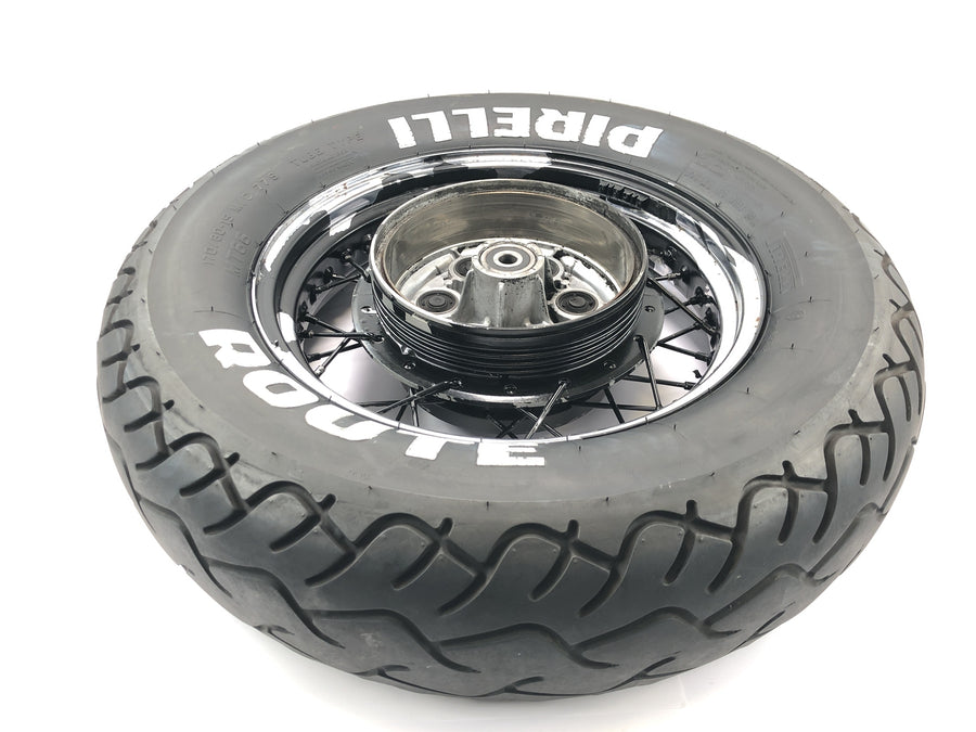 Yamaha XVS 650 4VR [1997] - Roda traseira com raios 3,50 x 15"