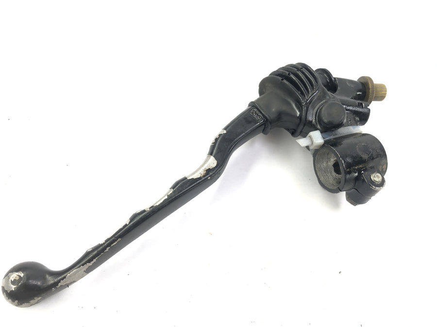 Yamaha XT 500 1U6 [1981] - Encaixes do guidão à direita com alavanca de freio