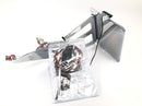 Suzuki VS 600 - 1400 Intruder [Burchard] - Porta-placa lateral 180 x 200 L cromado, novo-3