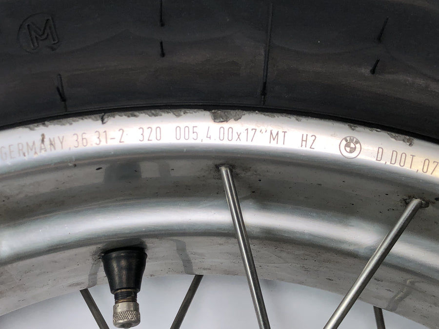 BMW R 1150 GS R21 [2002] - roda traseira roda com raios 5,40 x 17"