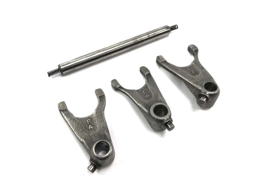 Yamaha WR 125 X DE07 [2010] - conjunto garfo de mudança eixo do garfo de mudança