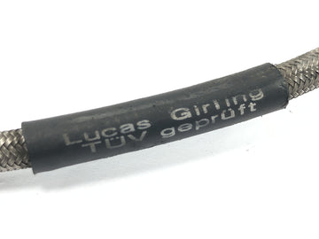 Kawasaki GPZ 1000 RX ZXT00A [1986] - linha de freio traseiro trançada em aço Lucas Girling TÜV - 0