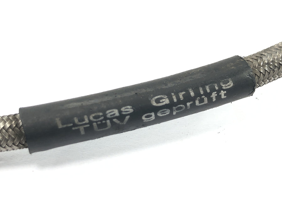 Kawasaki GPZ 1000 RX ZXT00A [1986] - linha de freio traseiro trançada em aço Lucas Girling TÜV
