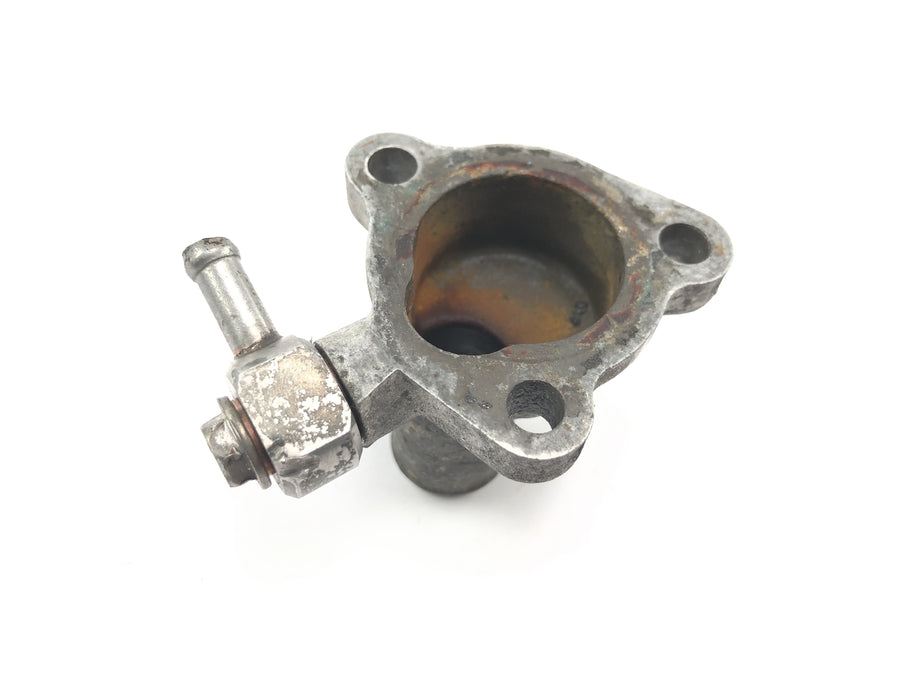 Sachs ZX 125 [1998] - carcaça do termostato, conexão de água, flange de água de resfriamento