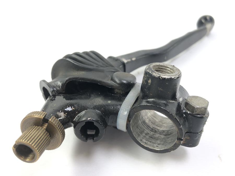 Yamaha XT 500 1U6 [1981] - Encaixes do guidão à direita com alavanca de freio